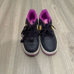 Nike Air  Purple and Yellow Sneakers